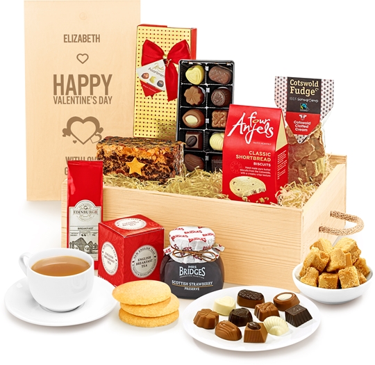 Valentine's Day Personalised Afternoon Tea Gift Box